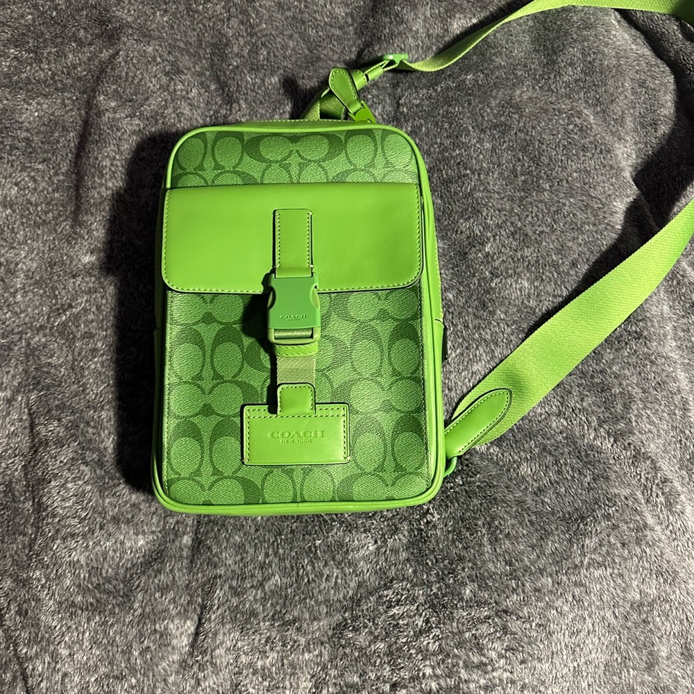Green Coach Crossbody